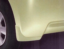Rear muffler set